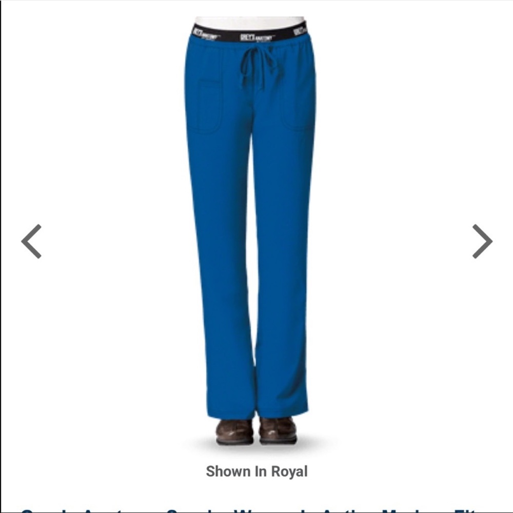 Grey’s Anatomy Women’s Scrub Pants Royal NWT Small